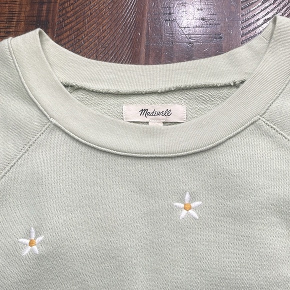 MADEWELL Daisy Embroidered Sweatshirt - Picture 8 of 8